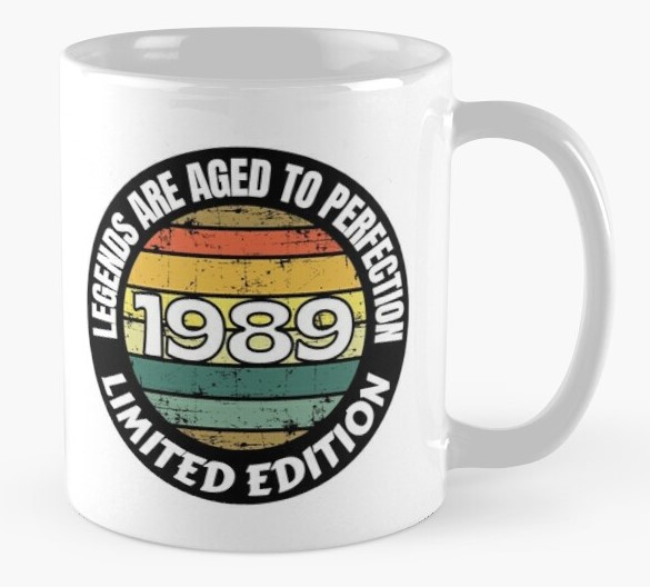 Birth Year Mug 1989